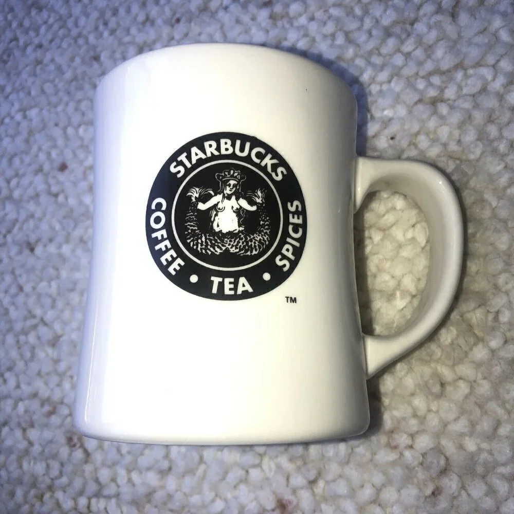 Starbucks Barista Coffee Tea Spices 2002 Mug‎ First Store Pike Place Nude Siren